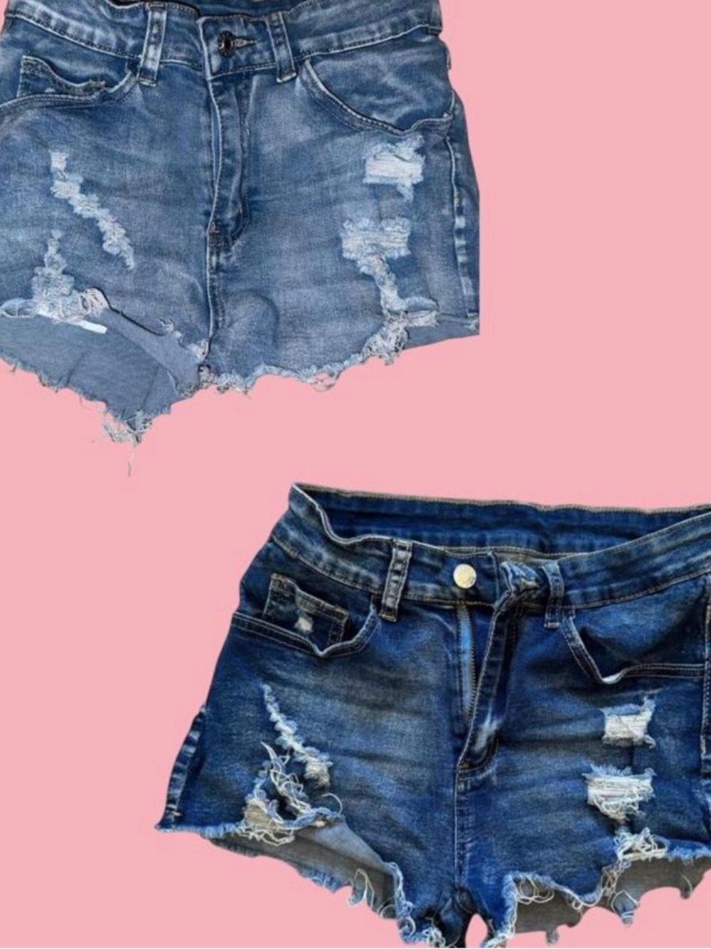 Distressed Denim Women’s Shorts bundle
